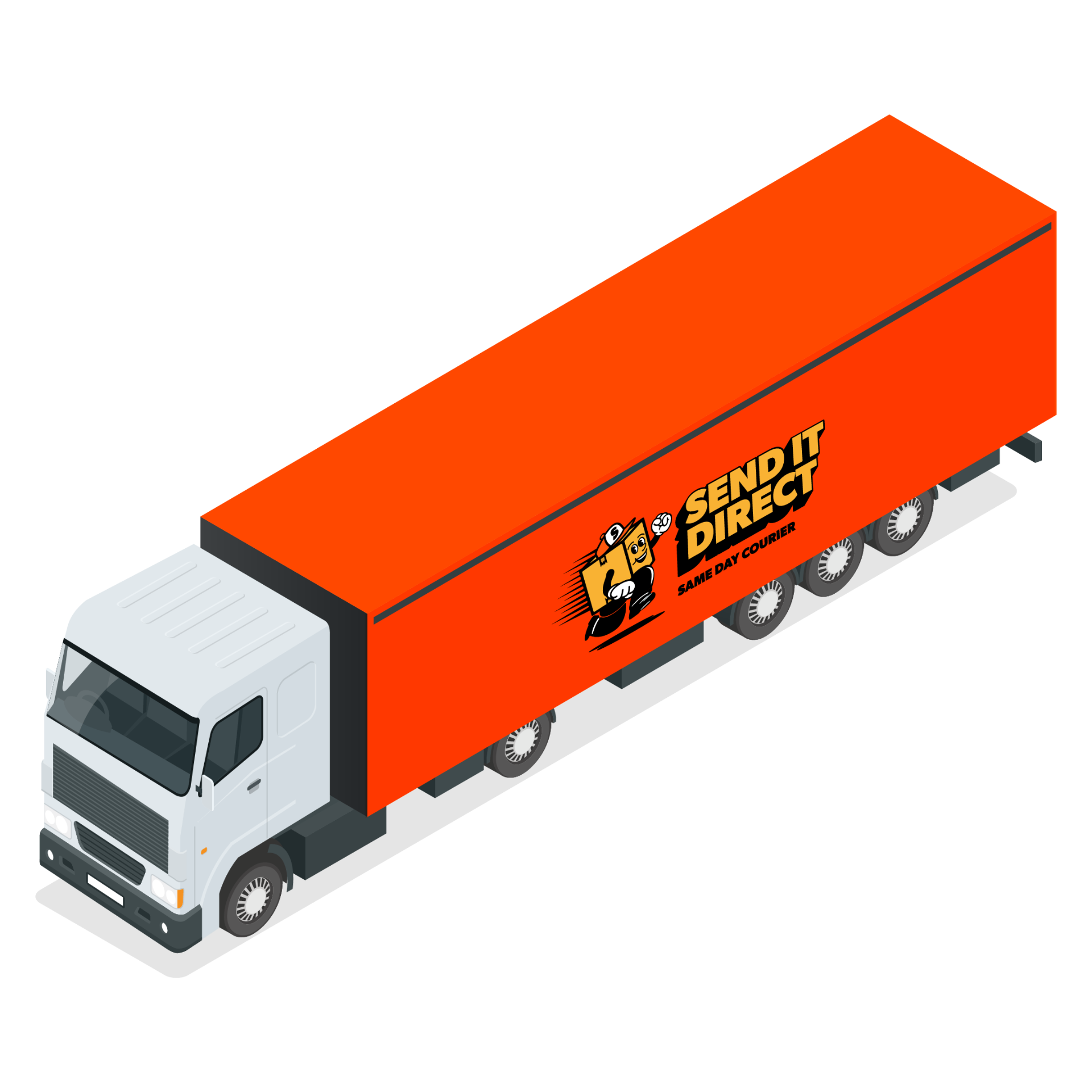 Articulated Lorry - Send It Direct fleet vehicle