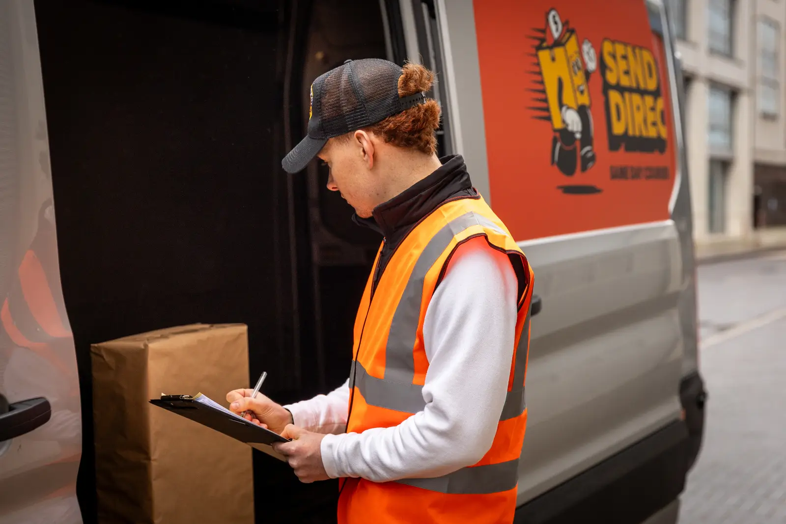 Send It Direct driver with secure documents