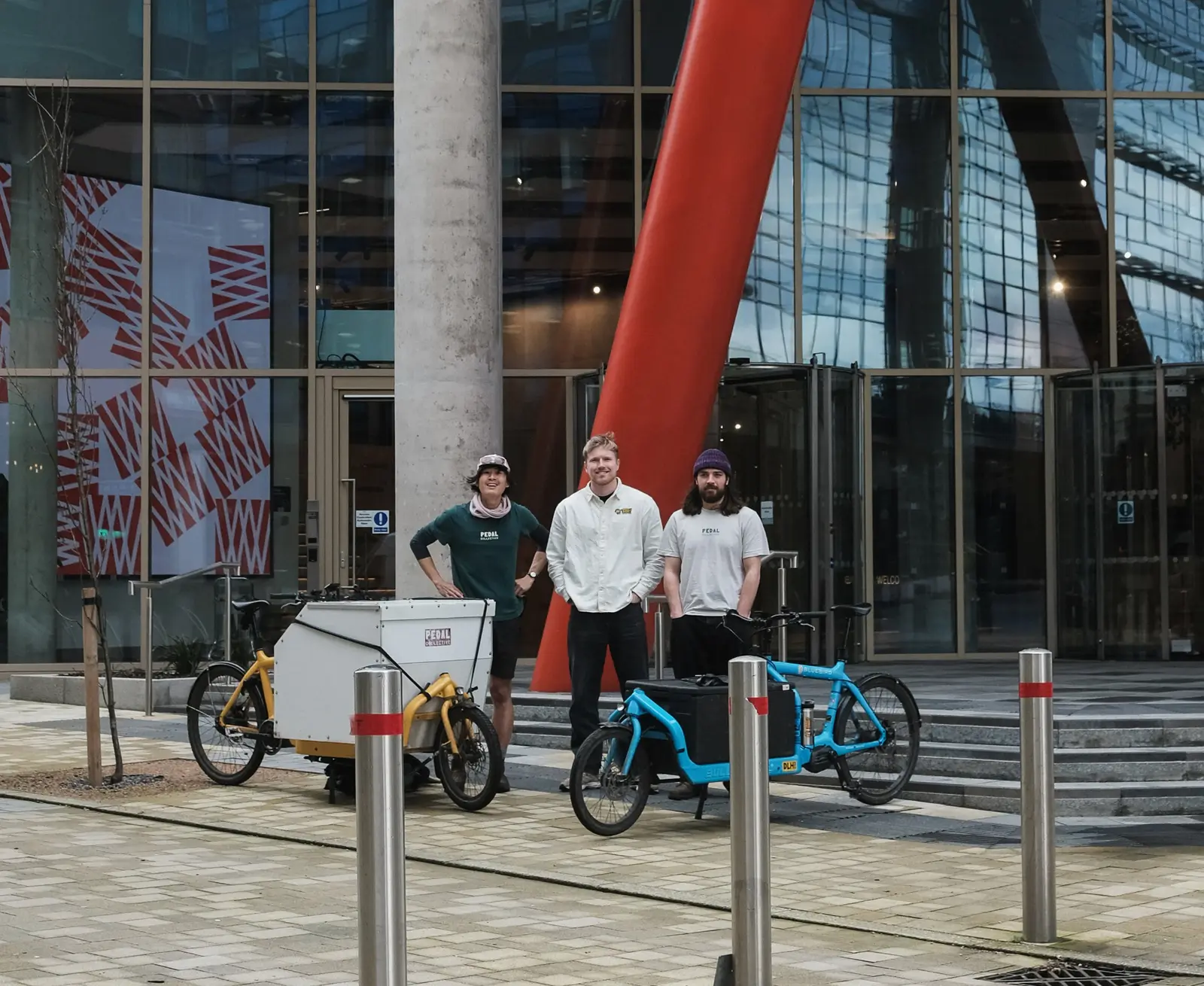 Send It Direct and Pedal Collective team with cargo bikes in Bristol